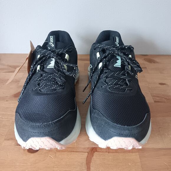 Asics Gel Venture 10 Womens Trail Runners Black / Whisper Green NWB size 8 - Picture 2 of 10